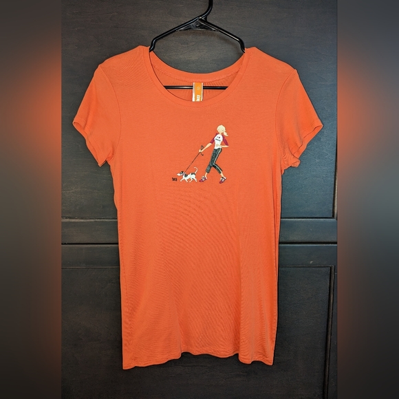 Lucy Tops - Lucy I Love Dogs EUC S/S shirt Size L